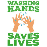Washing Hand Saves Lives - Mens Tee Design