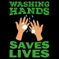 Washing Hands Saves Lives - Kids Tee Design