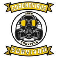 Mask Corona Virus Survivor 2020 - Mens Tee Design